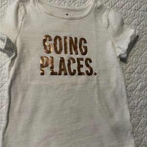 Kate Spade Child T-Shirt with Rose Gold Print